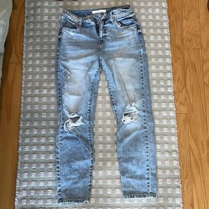 Eunina super high rise mom Jean crop